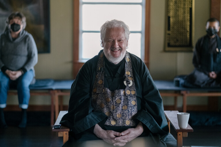 Sensei Michael in the zendo