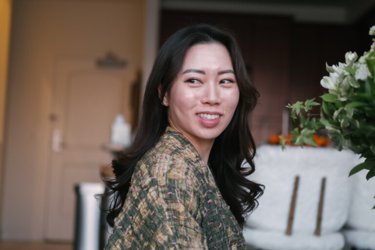 Liz at home